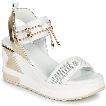 Nero Giardini 219045 Sandalen - Met Sleehak - Dames - Wit - Maat 36