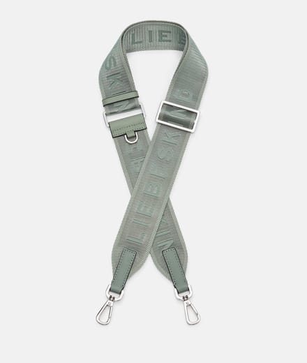 LIEBESKIND BERLIN Schouderriem Accessoires voor tassen 5 cm Classic Webbing Forest Green Groene