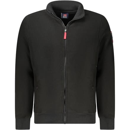 Noorwegen 1963 Zwarte Polyester Heren Sweatshirt