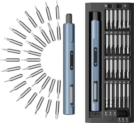 Precisie Elektrische Schroevendraaier Set 5-traps Draaimoment Draadloos Reparatiegereedschap - 53-in-1