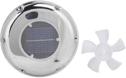 Store_9 - Solarventilator - Roestvrij staal - Energiebesparend - Waterdicht - Bootontluchtingsventilator - Veilig en geruisloos