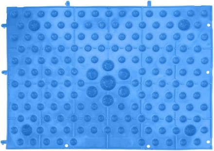 Voetmassage Mat - Acupressuur Mat - Ontspanning Thuis - Stimuleert Reflexpunten - 28.5x38.5cm - Blauw