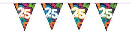 Vlaggenlijn 10mtr cijfers 25 jaar