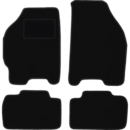 Zwarte veloursmatten voor: Fiat Punto II hatchback (1999-2010)
