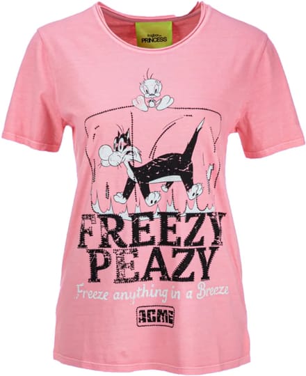 Frogbox - roze Freezy Peazy t-shirt - maat 36