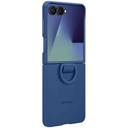Samsung Galaxy Z Flip7 - Ring Case (Silicone) - Blue