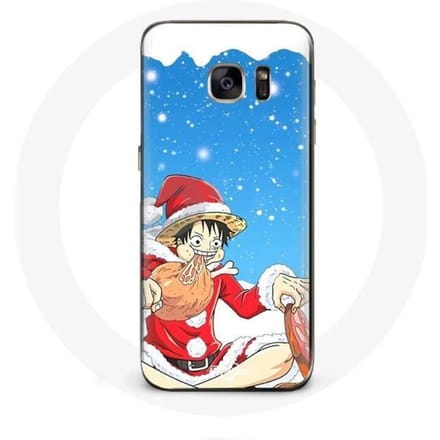 Coque pour Samsung Galaxy S7 Anime One Piece Luffy Le jour de Noël 2023