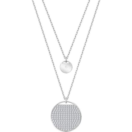Swarovski Ginger Rond Ontwerp Kristal Ketting Dames ketting Wit 5389047 Box (Random Color) white