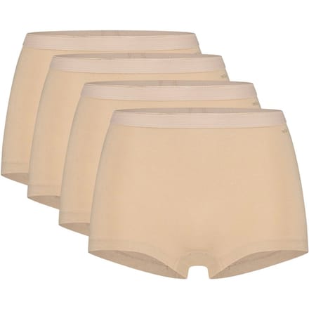 Ten Cate Basics Organic Cotton Stretch Short 4-pack Beige-M