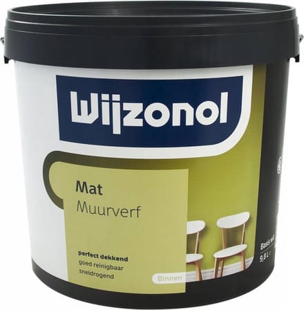 Muurverf mat - 2,5 Liter