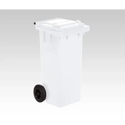 Witte Engels Afvalcontainer – 120 Liter, Hdpe Kunststof
