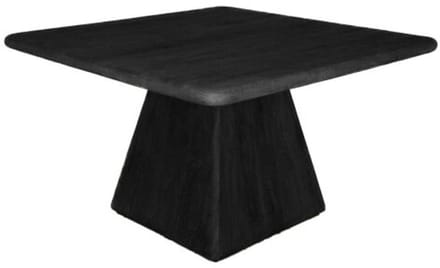 Tower Living - Asti eettafel vierkant - 150 cm - zwart