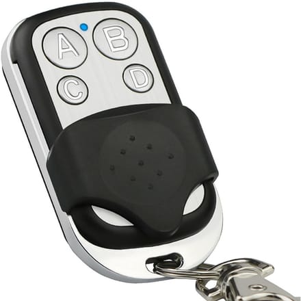 Copie télécommande métal Clone télécommandes 4 boutons clonage porte-clés Garage duplicateur 433MHz white