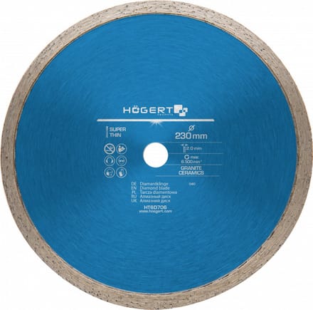 Diamantschijf - 230 х 2,0 х 22,3 mm