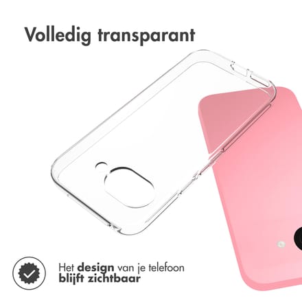 Accezz Hoesje - Geschikt voor Google Pixel 9a - Clear Backcover - Transparant