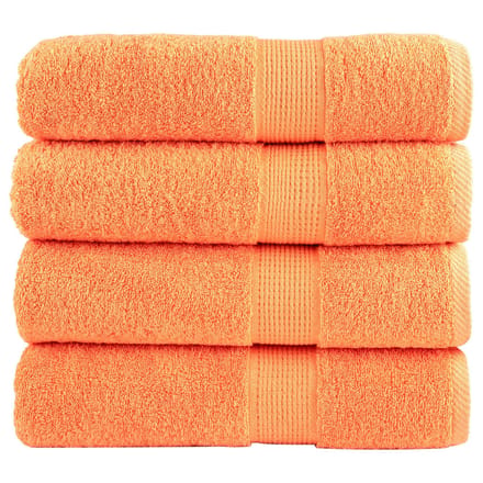 vidaXL - Badhanddoeken - SOLUND - 4 - st - 600 - g/m² - 100x150 - cm