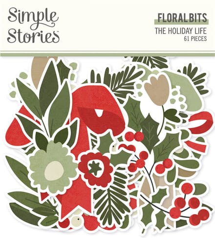 Simple Stories - The Holiday Life Floral Bits & Pieces (20520)