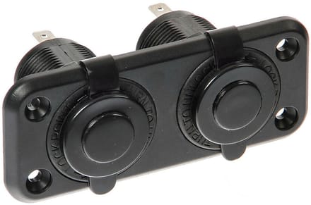 Inbouwsocket 12/ 24 Volt