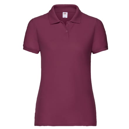 Fruit of the Loom Dames/dames Poloshirt (Bourgondië)