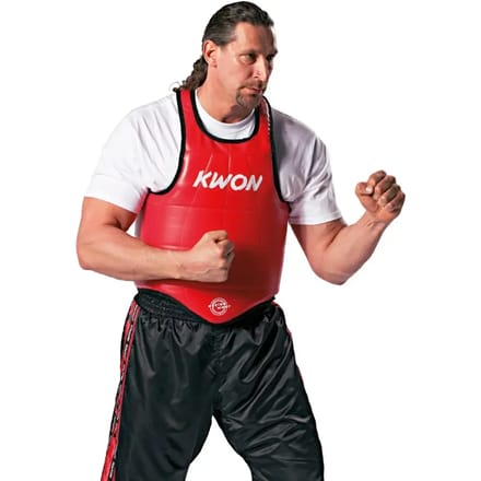 Dubbele kung fu borstplaat Kwon