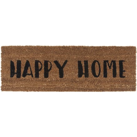 Present Time deurmat happy home - 75x25x1,5cm