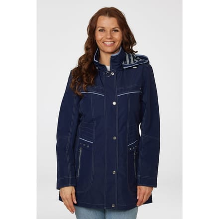 Bea Marineblauw Jas