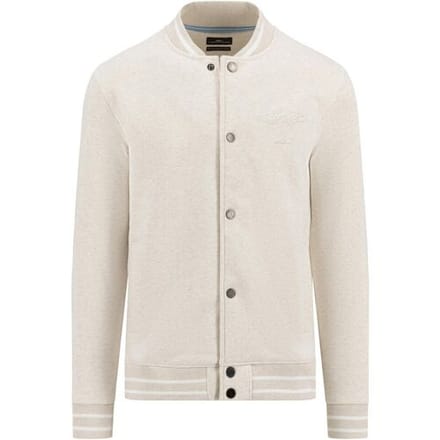 Fynch-Hatton Vest College Collar Button-Cardigan New Off White / male