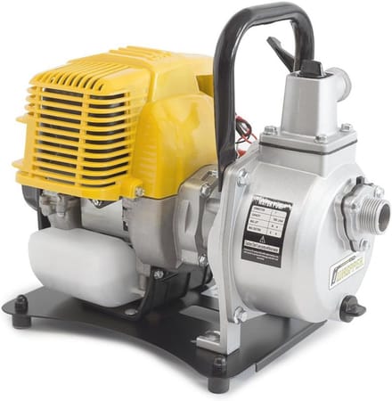 Krachtige Draagbare Benzine Waterpomp met 7500 l/h en 35 m Waterslag