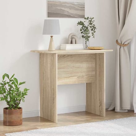vidaXL - Wandtafel - Sonoma - Eik - 93 - x - 40 - x - 75 - cm - Bewerkt - hout