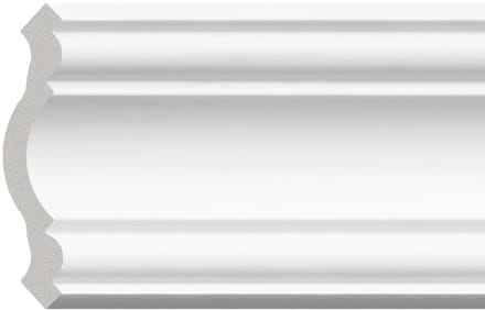DutchLine - Ornament MDF - Wit - 106x21x2250mm per 3