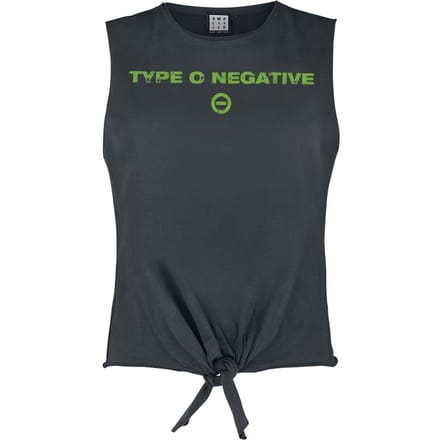 Type O Negative Top - Amplified Collection - Sun - L tot XL - voor Vrouwen - charcoal