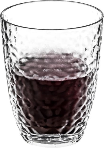5Five Drinkglas Estiva - helder transparant - onbreekbaar kunststof - 380 ml - camping/verjaardag