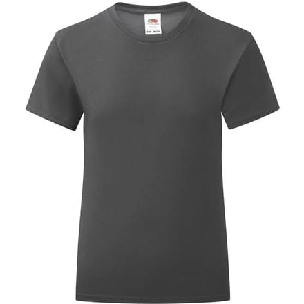 Meisjes-T-shirt Fruit of the Loom Iconic 150