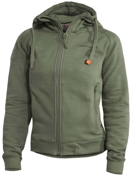 Pentagon Aphrodite Sweatshirt Met Rits Groen L Vrouw