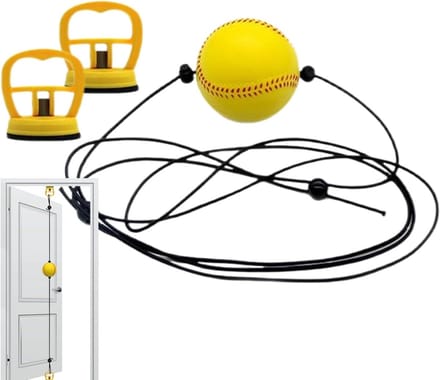 Snelheidsbokszak - Reactiebal Stootbal - Reflex Training - Zuignap Bevestiging - 11.2 cm Breed - Zwart
