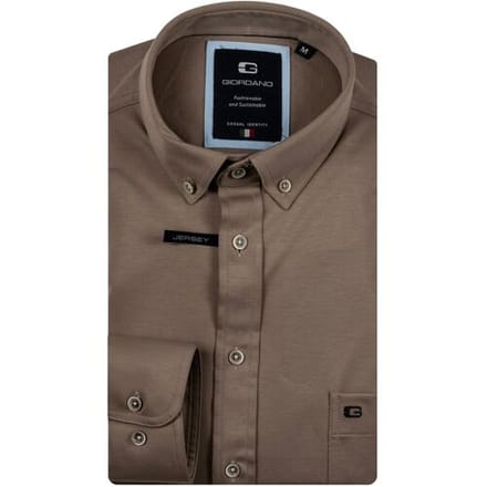 Giordano – Ivy – Overhemd – Liquid cotton – button down kraag - Kit - Regular Fit - NOS7078-81