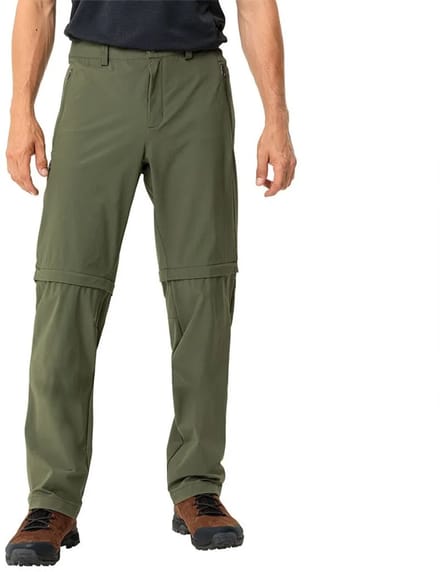 Vaude Farley Stretch Zip Off Ii Broek Zwart 50 / Short Man