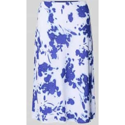 Midirok met structuurpatroon in all-over look