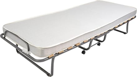 Gastenbed - Klapbed - Extra slaapplaats - Inclusief matras - 80x190cm - Wit