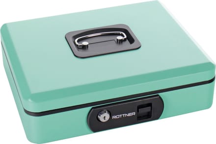 Rottner Geldkassette Lena 2 - Turquoise - 9x30x24cm