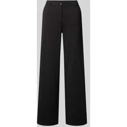 wide fit stoffen broek met viscose model 'Nanni'