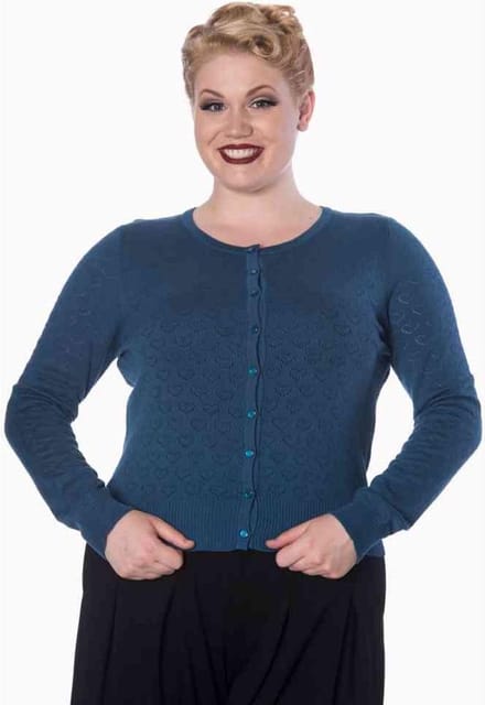 Dancing Days - UP & WAY Cardigan - M - Blauw