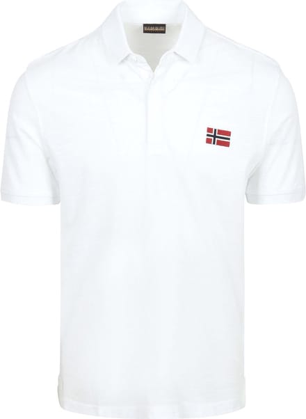 Napapijri Ebea Polo Wit - Maat M - Heren