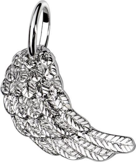 Quiges Ketting Hanger Engel Vleugel - Dames - 925 Zilver - SH096