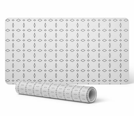 Antislip beschermmat voor op het bureau met ruitpatroon 90x45 cm