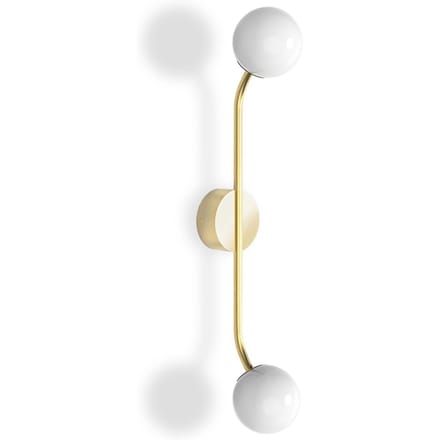 Decor Walther PEP Two wandlamp, goud mat, 2-lamps