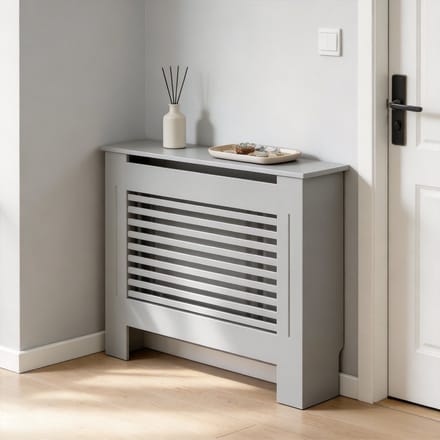 FATIVO Radiatorombouw - Radiatoromkasting - 111x19x92 cm - grijs