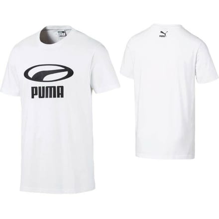 Puma XTG Graphic White Korte Mouw T-shirt Top - Heren