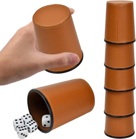 Set van Dobbelbekers voor Spellen - Ideaal voor Bordspellen, Dobbelspellen en Feestjes