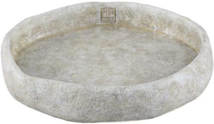 PTMD - Schaal Yadin - Wit - 35x35x6cm